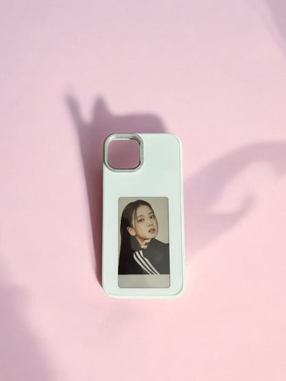 iPhone 13 DIY Phone Case (White) (Jisoo)